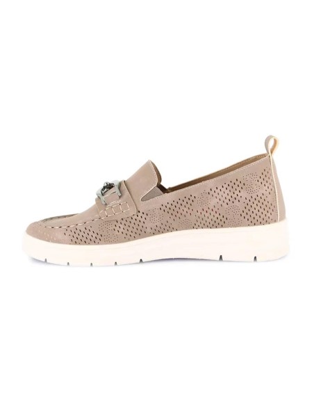 Grunland Sivi mocassino laserato super leggero